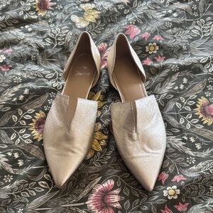 Vince Metallic Gold Women's Flats